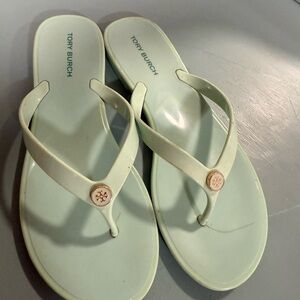 Tory Burch Light Green Sandals